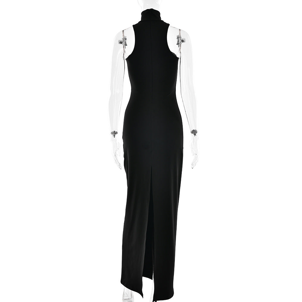 Sweetheart Spaghetti Strap Ruched Satin Column Maxi Dress 11