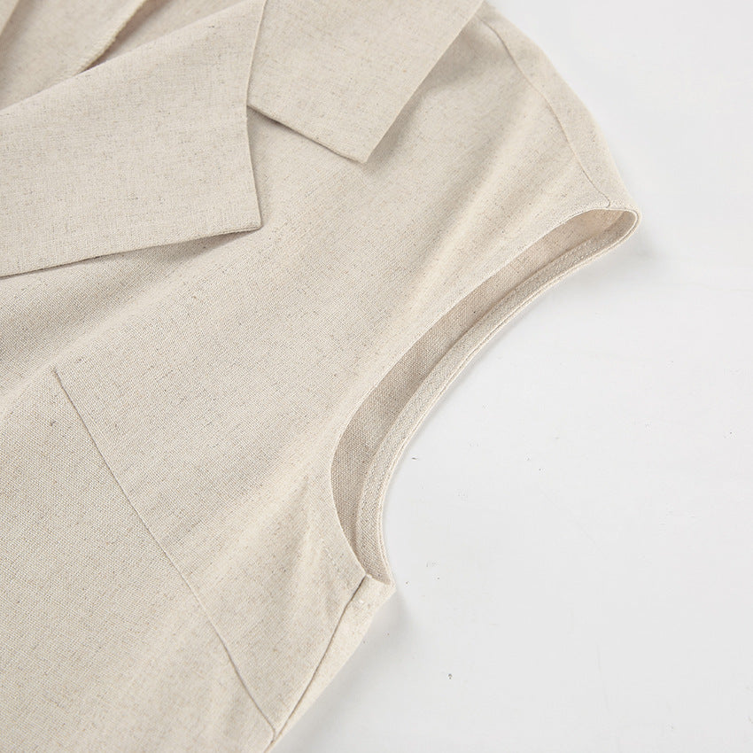 Square Neck Spaghetti Strap Pleated Waist Belted Midi Dress 16