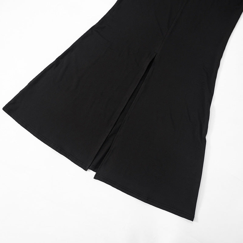 Sweetheart Spaghetti Strap Ruched Satin Column Maxi Dress 13