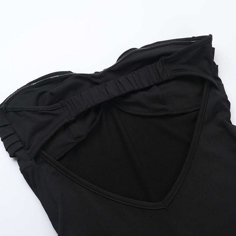 Strapless Sweetheart Twist Knot Ruched Mermaid Bandage Maxi Gown 13