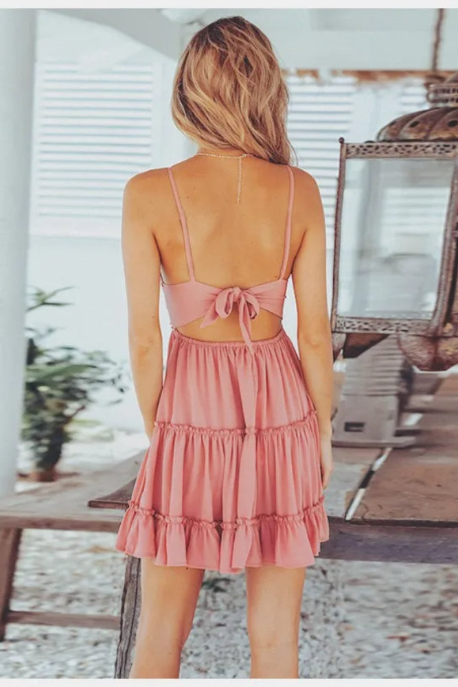 Spaghetti Strap Mini Dress 5