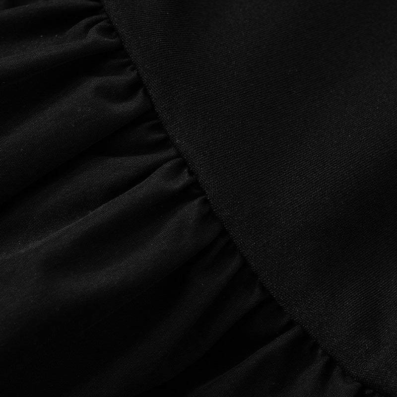 Boat Neck Cap Sleeve Fit and Flare Pleated Skater Mini Dress 18