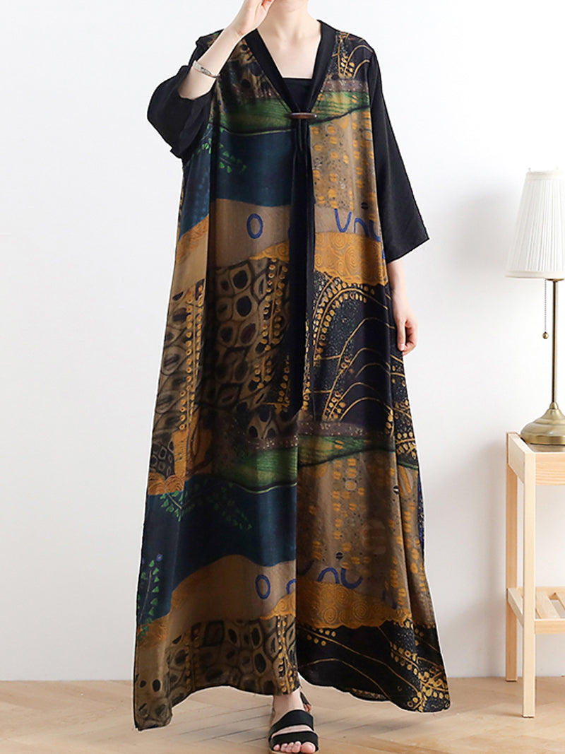 Halter Neck Cutout Waist Satin Maxi Dress