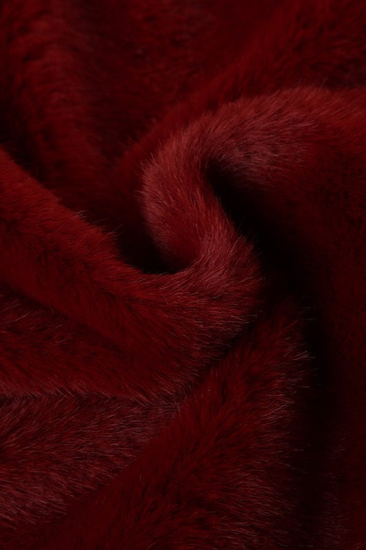 Spaghetti Strap Corset Bustier Faux Fur Trim Bodycon Mini Dress 6