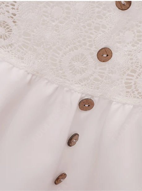 Lace V-Neck Ruffle Mini Dress 13