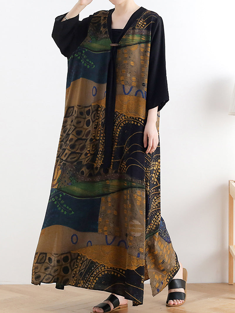 Halter Neck Cutout Waist Satin Maxi Dress 7