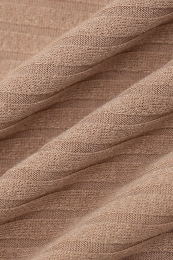 Ribbed Knit One-Shoulder Long Sleeve Slit Bodycon Mini Sweater Dress