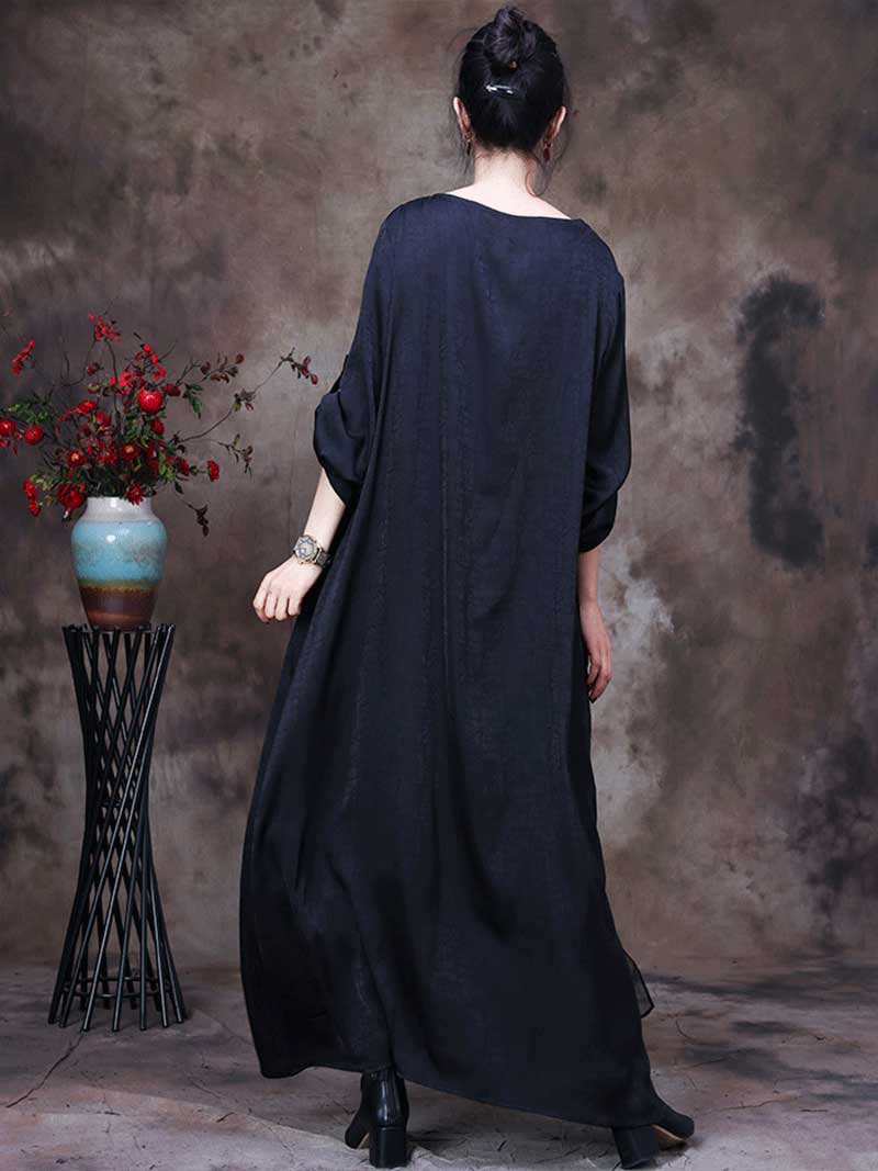 Halter Neck Draped Cutout Satin Maxi Dress 2