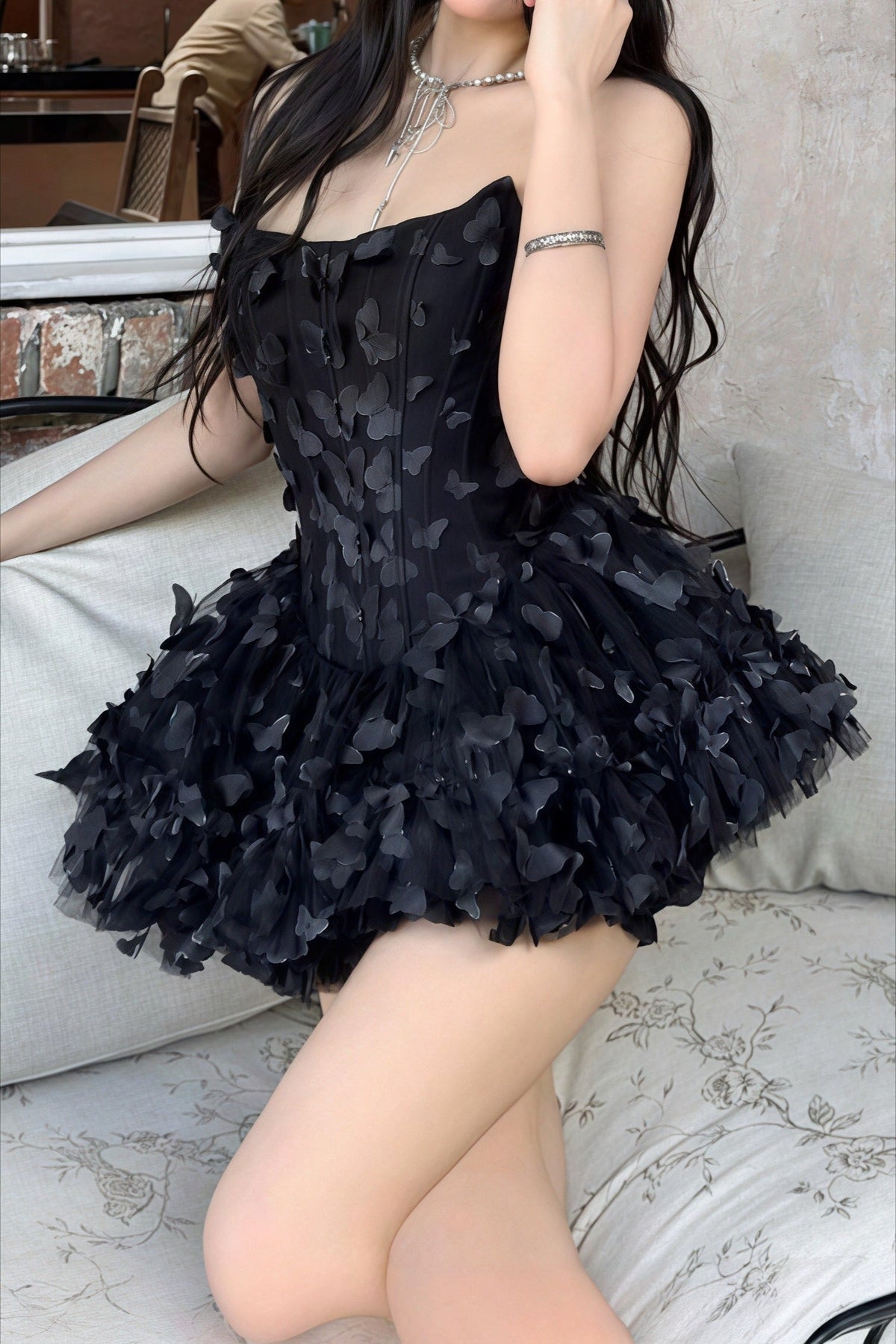 Corset Bow Bustier Mini Dress 10
