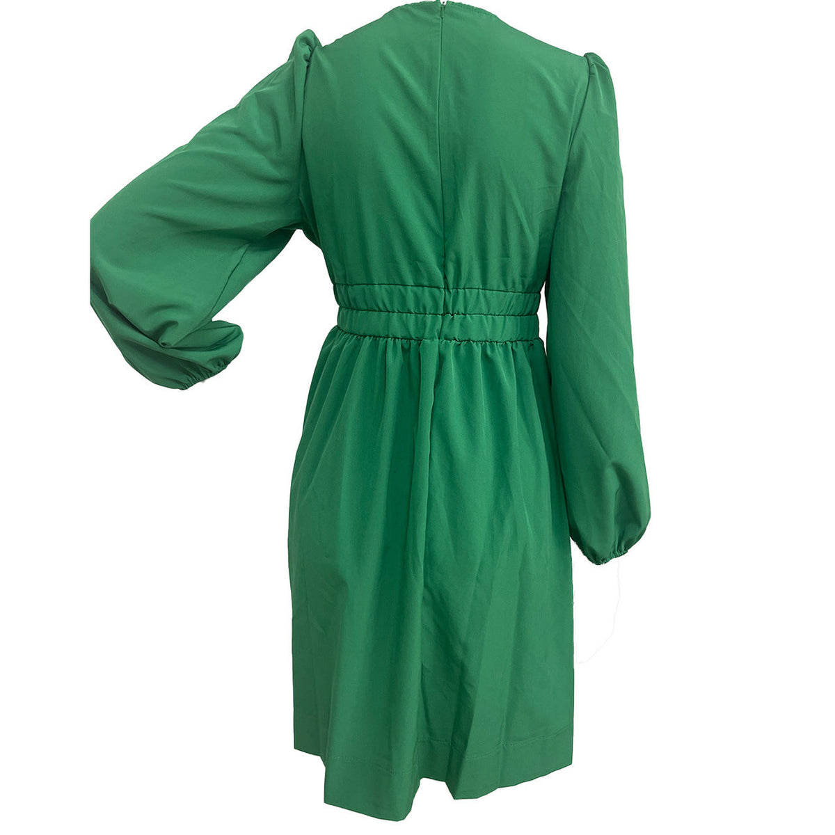 Mock Neck Ruched Cutout Bodycon Mini Dress 7