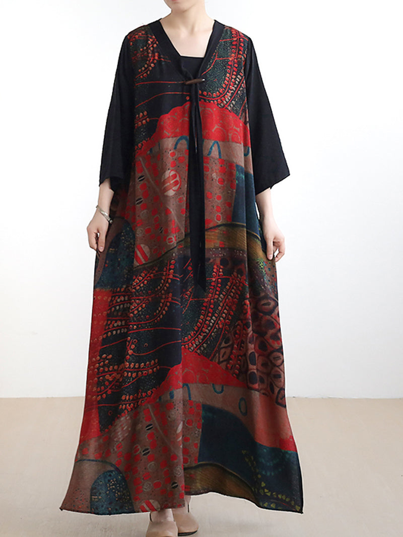 Halter Neck Cutout Waist Satin Maxi Dress 2
