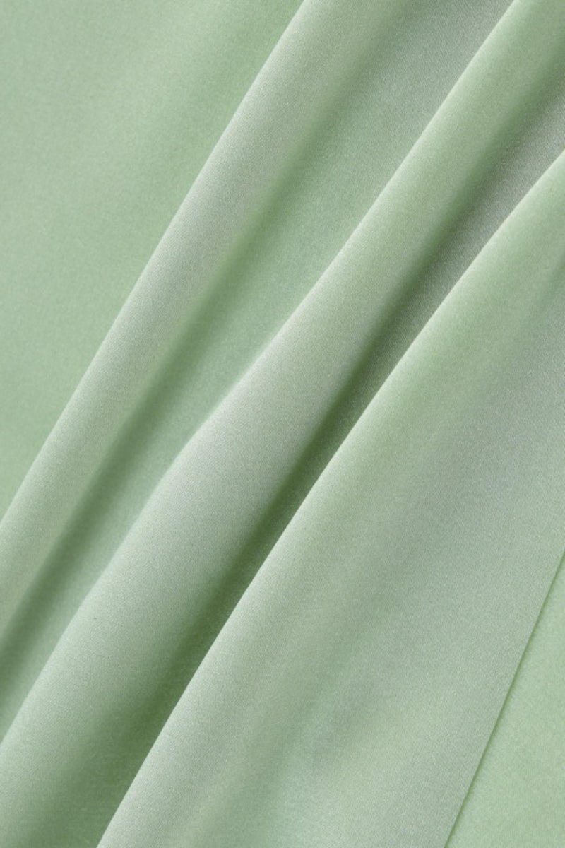 Square Neck Ruffle Strap Ruched Waist Mermaid Maxi Dress 11