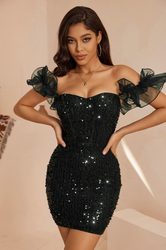 Sequin Mini Dress 5