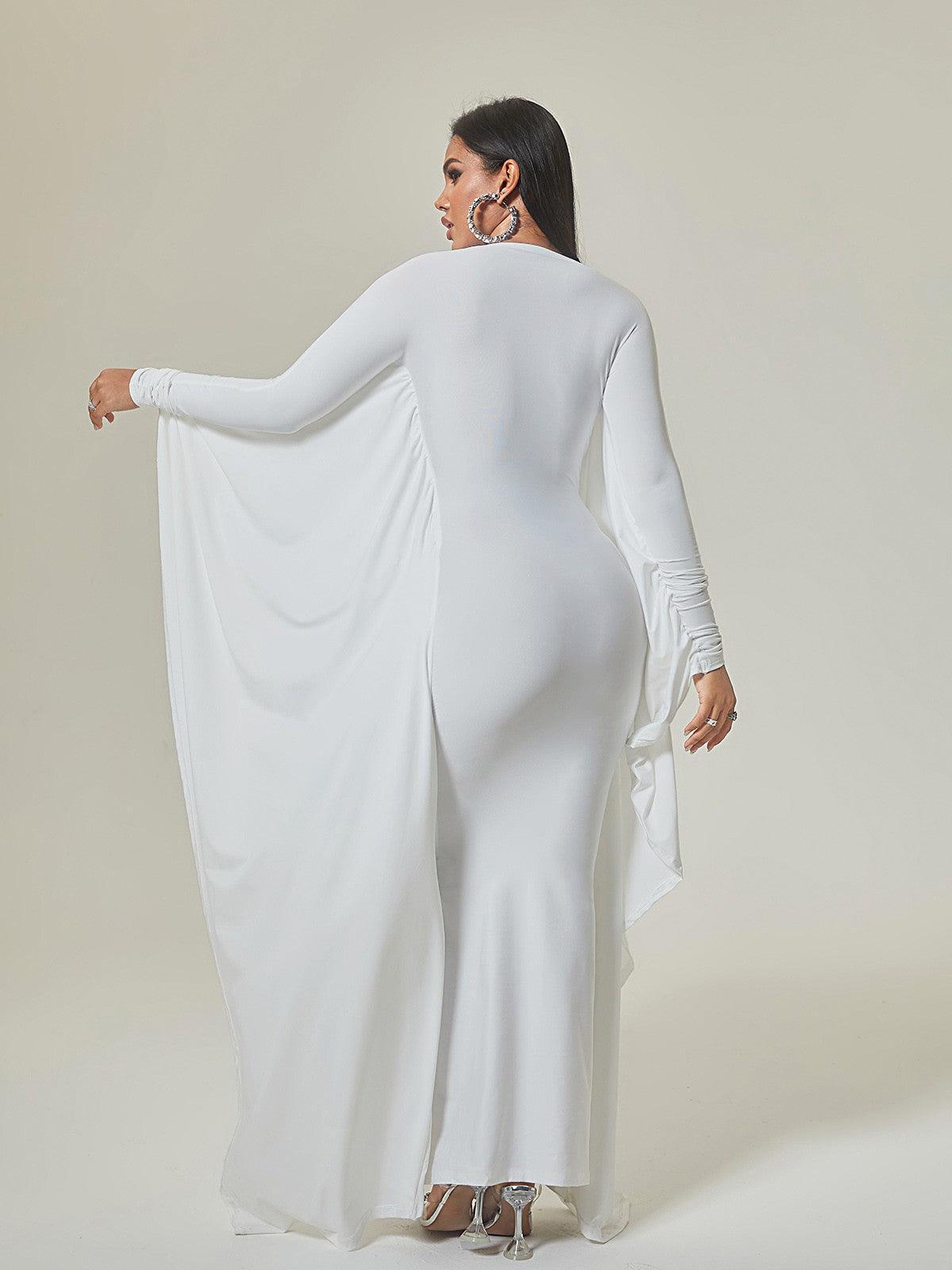 Dolman Sleeve Column Maxi Dress 5