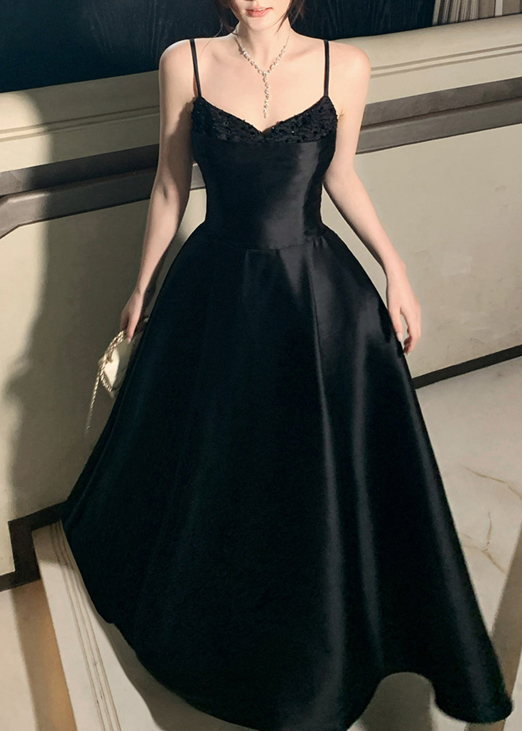 Sequin Bodice Sweetheart Strapless Pleated Ball Gown 2