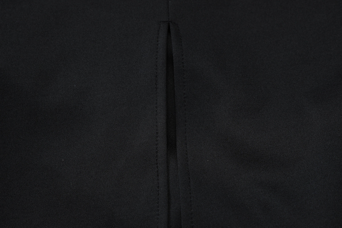 Deep V Neck Sheer Mesh Ruched Panel Sleeveless Maxi Dress 23
