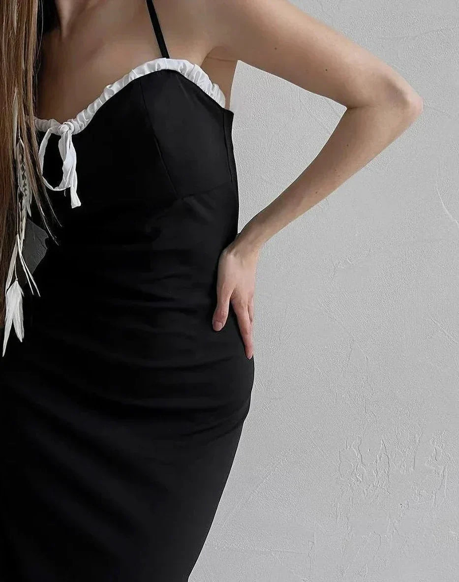 Open Back Lace Patchwork Maxi Dress 10