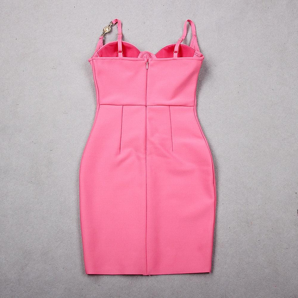 Strapless Corset Bodice Bodycon Mini Dress 11
