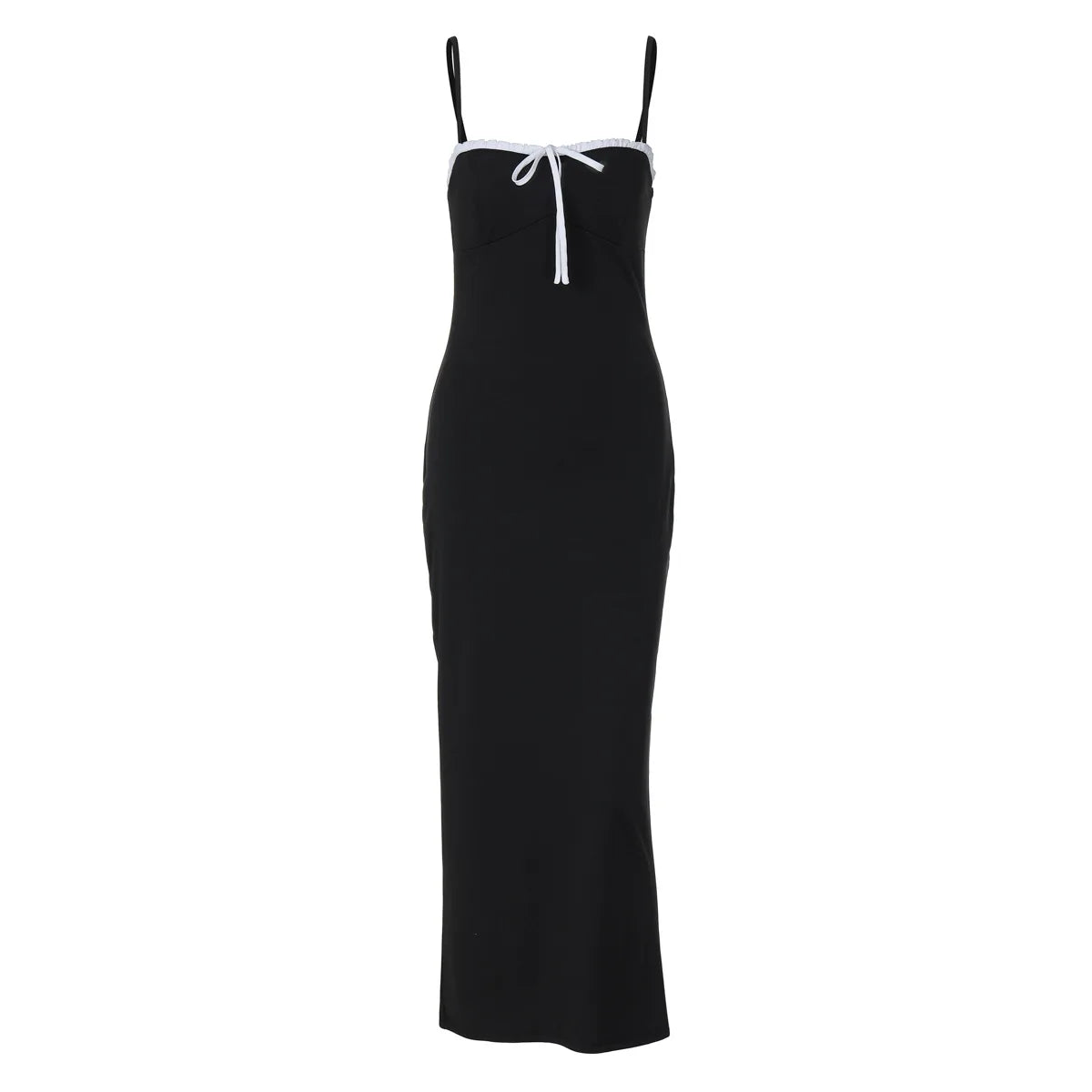 Open Back Lace Patchwork Maxi Dress 11