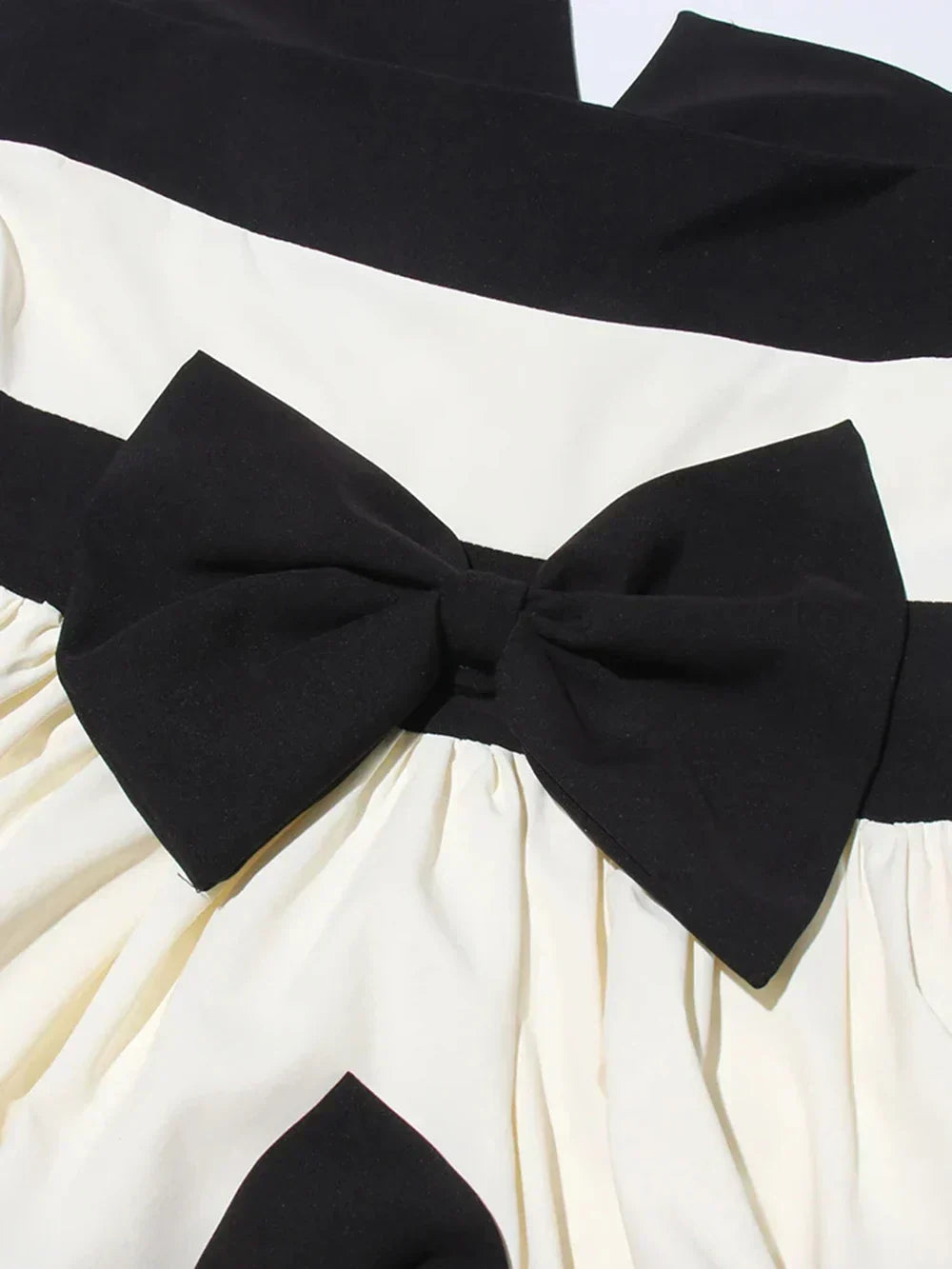 Strapless V Notch Neckline Tiered Horizontal Banded Full Skirt Gown 10