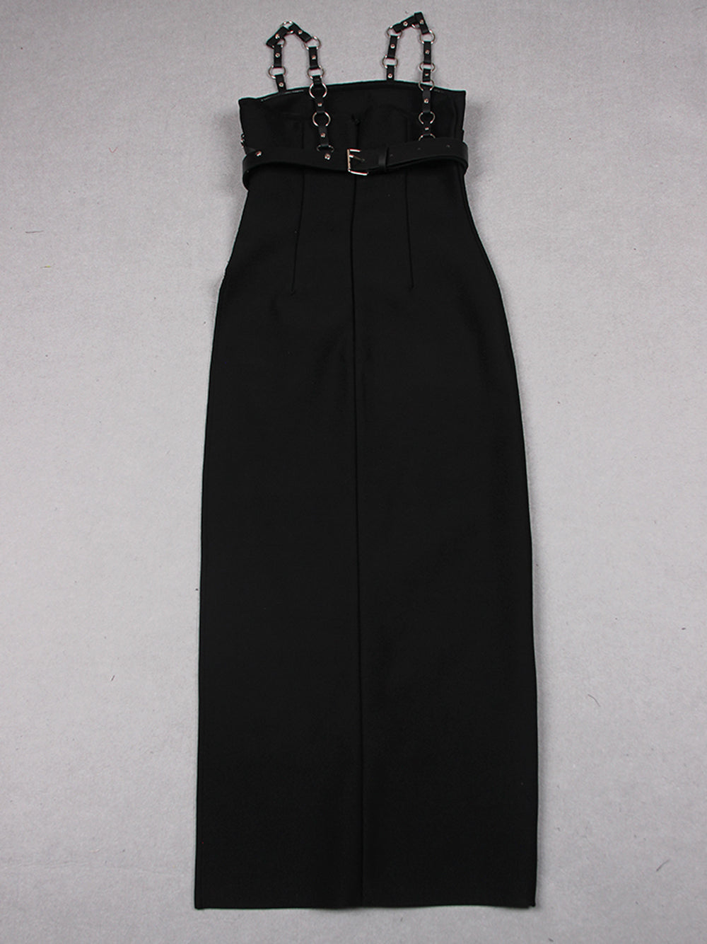 Halter Neck Cutout Waist Draped Satin Maxi Dress 16