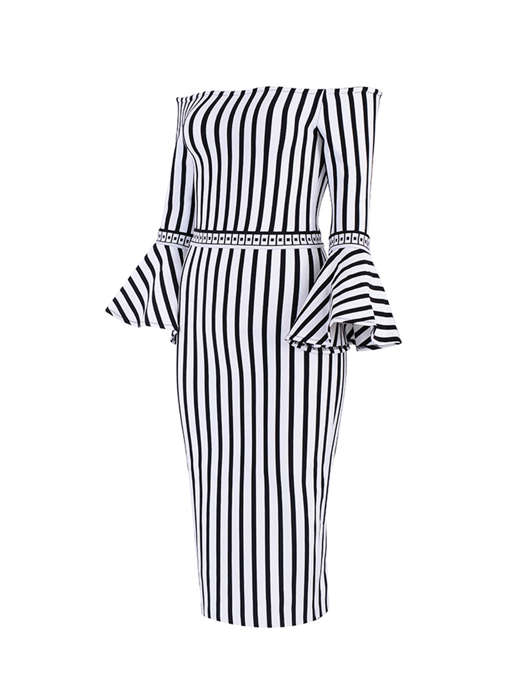 One Shoulder Ruched Cutout Midi Dress 14