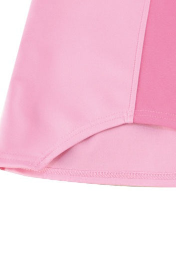 Pink Colorblock Cami Waist-cinching Mini Dress 9