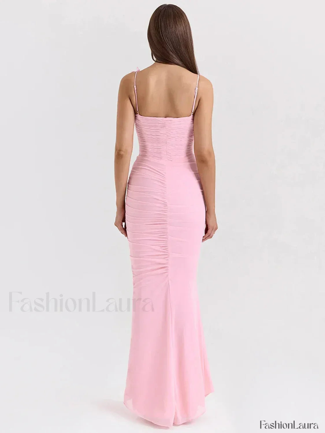 Bow Spaghetti Off Shoulder Maxi Dress 17