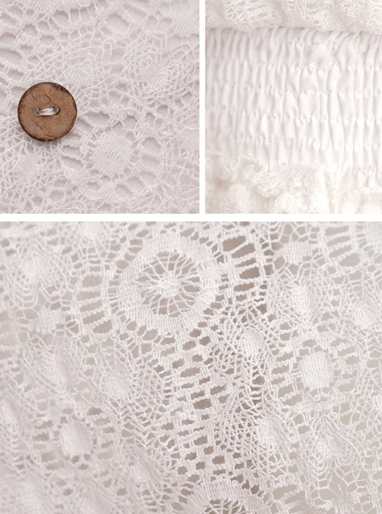 Lace V-Neck Ruffle Mini Dress 24