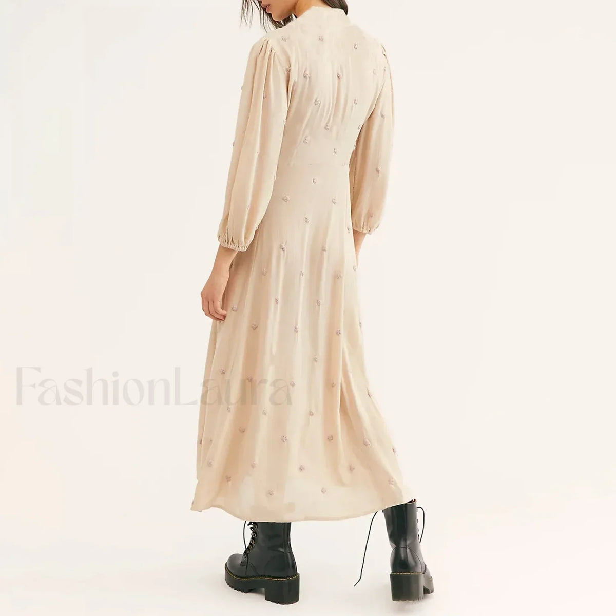 Floral Swing Maxi Dress 11