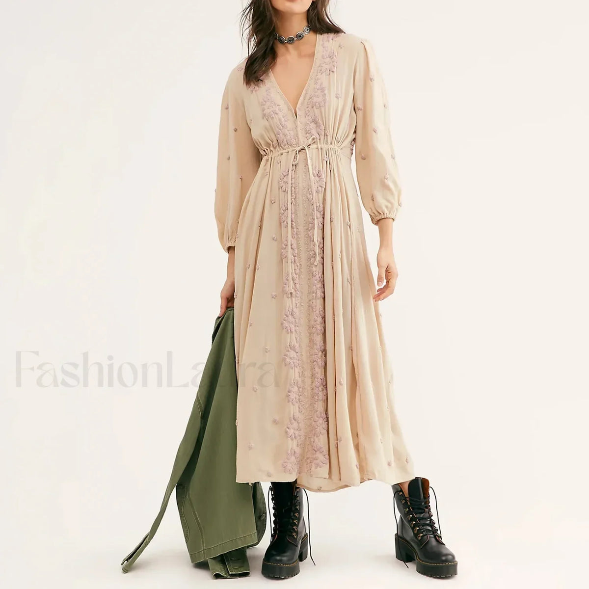 Floral Swing Maxi Dress 12