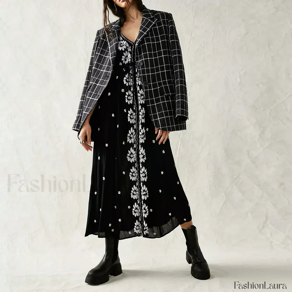Floral Swing Maxi Dress 16