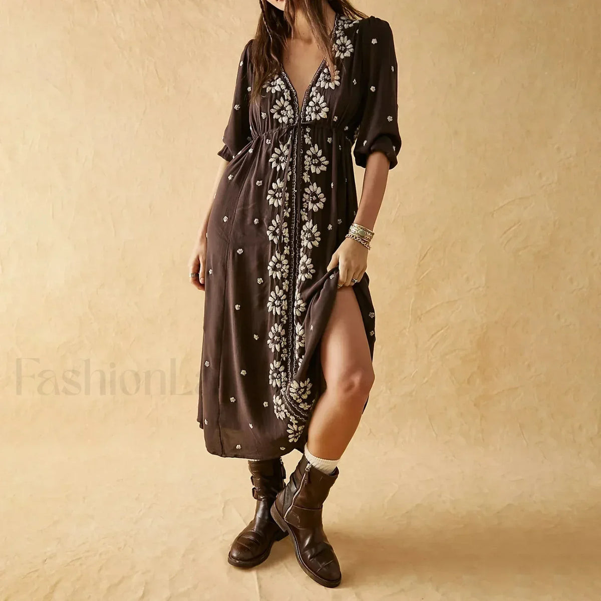 Floral Swing Maxi Dress 14