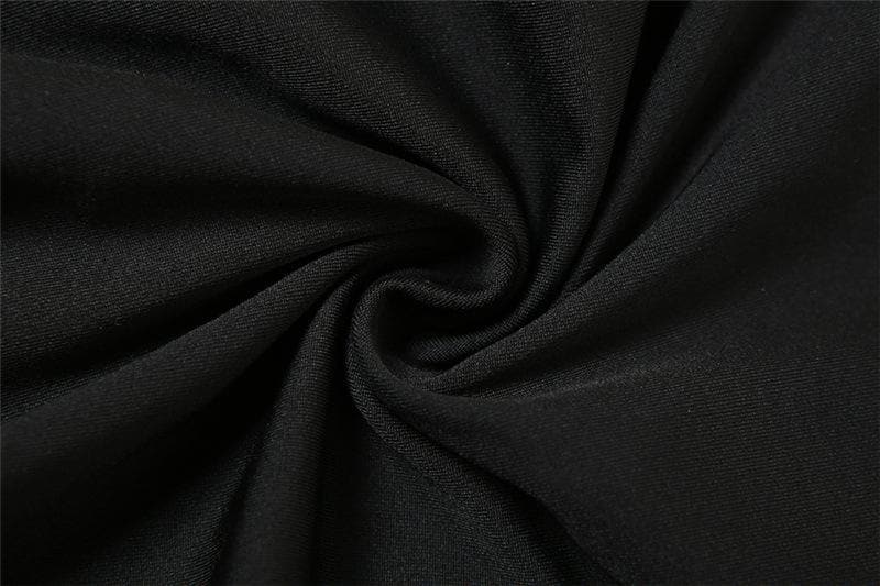 Strapless Tube Diagonal Ruffle Tier High Low Slit Maxi Dress 8