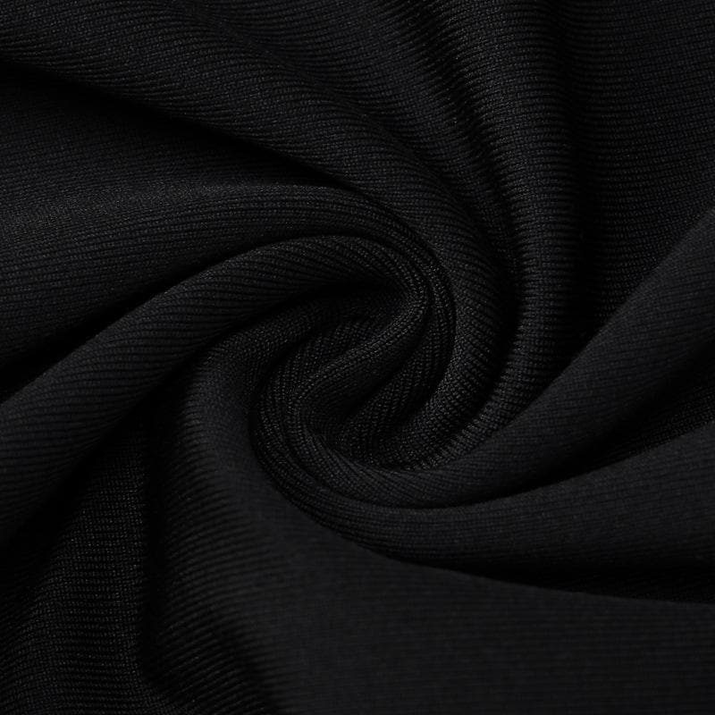Cowl Neck Halter Ruffle Trim Side Cascade Backless Mini Dress 8