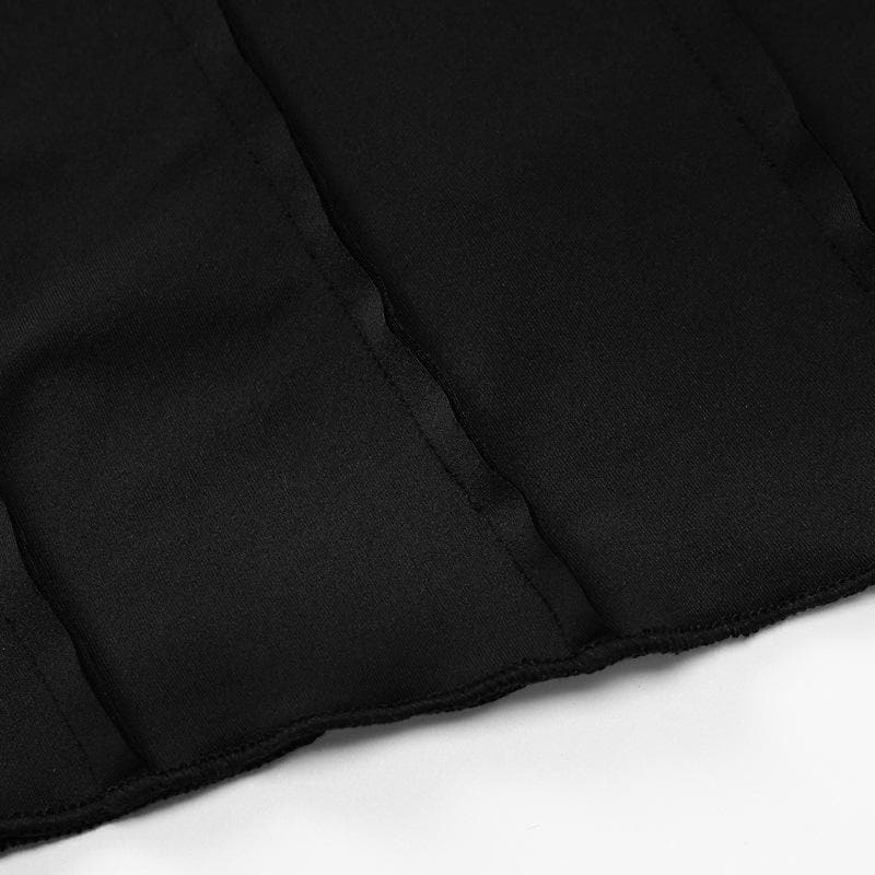Stitch Crewneck Exposed Seam Long Sleeve Mini Dress 7
