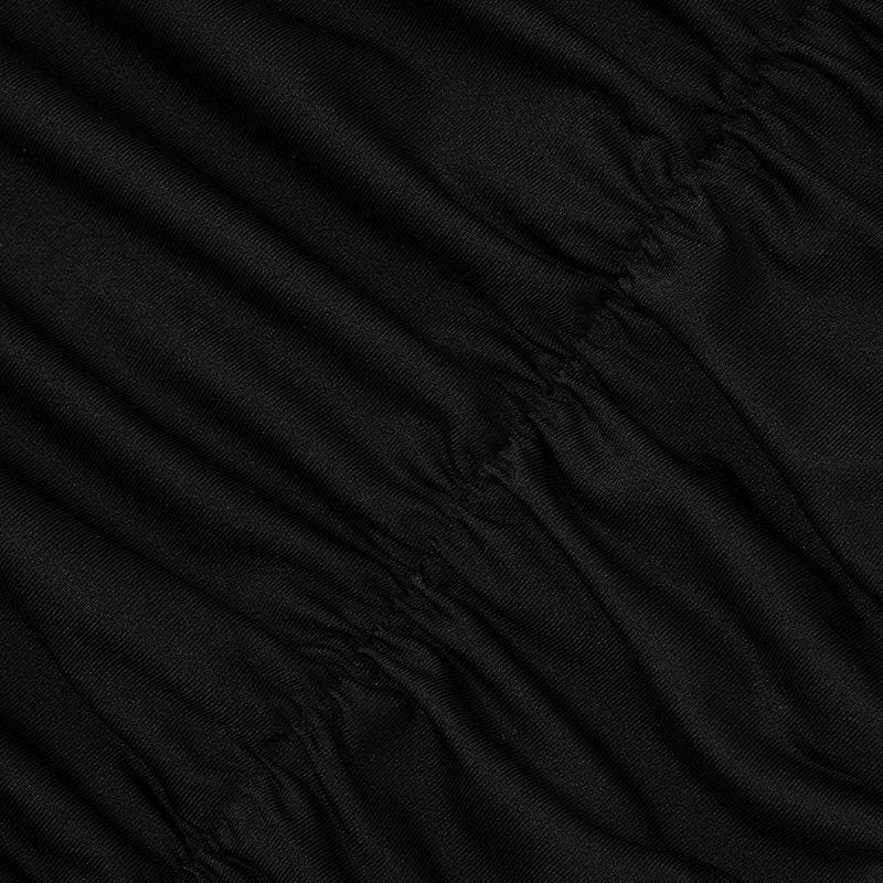 Strapless Ruched Bow Waist Cutout Sheer Tiered Maxi Dress 5