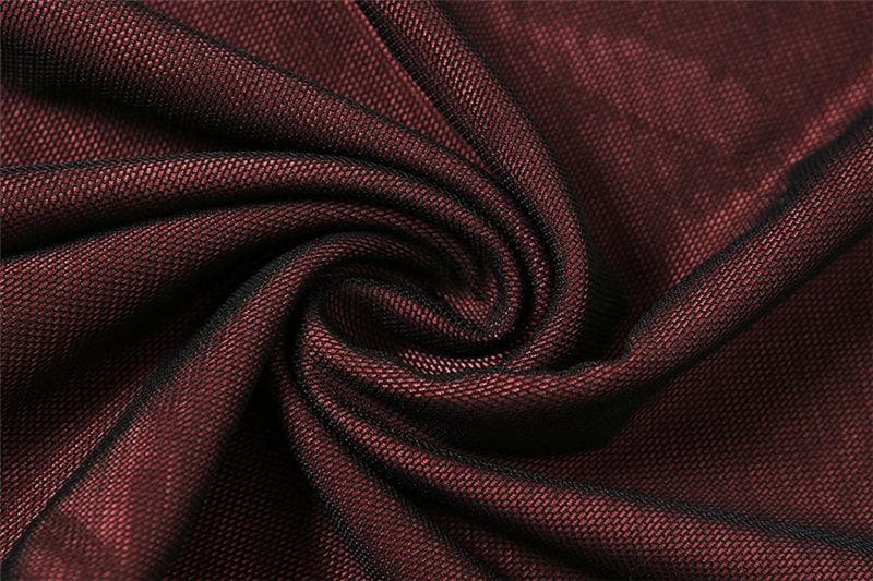 Square Neck Spaghetti Strap Ribbed Knit Side Slit Bodycon Mini Dress 8
