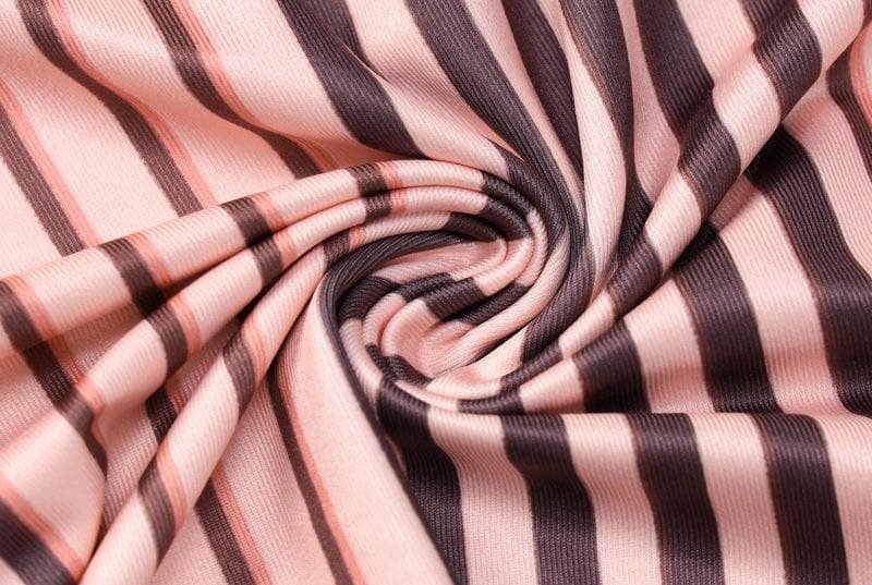 Optical Illusion Body Map Stripe Contrast Crew Neck Cap Sleeve Maxi Dress 8