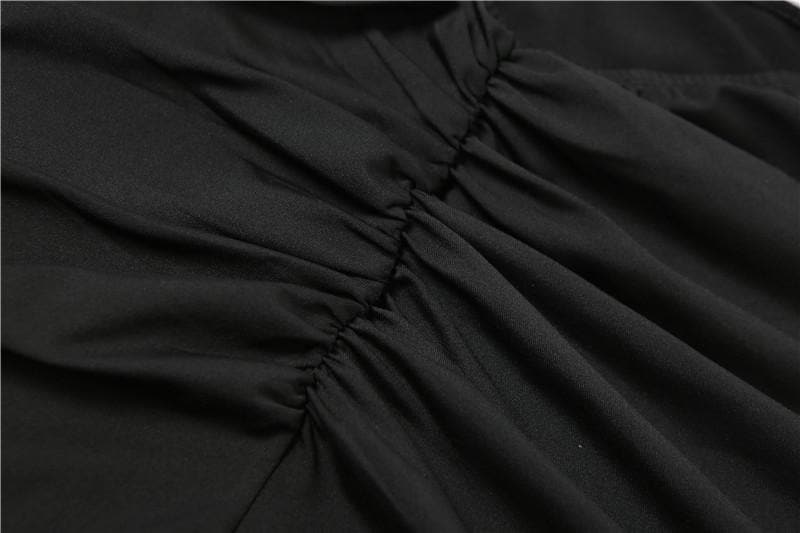 Hooded Sweetheart Criss Cross Midriff Cutout Ruched Bodycon Maxi Dress 5