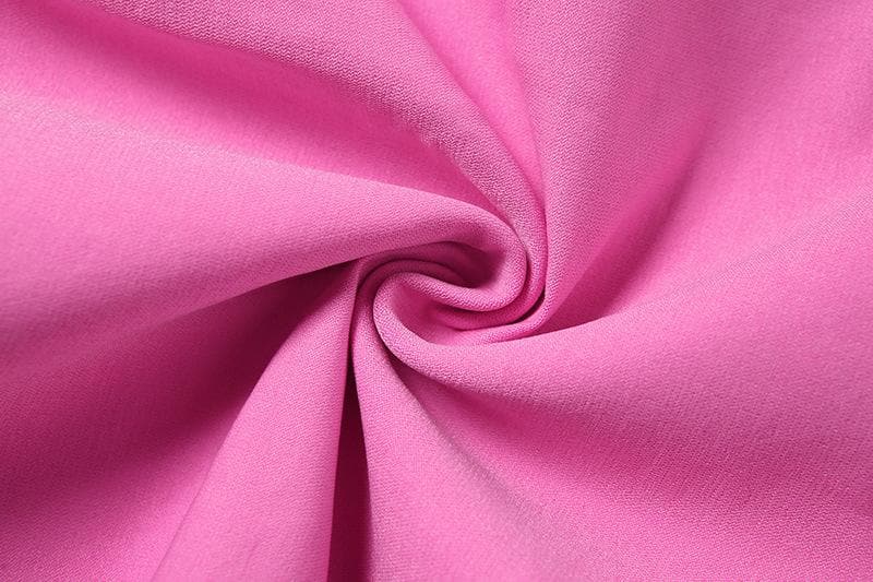 One Shoulder Ring Detail Ruched Crop Top Mini Skirt Set 7