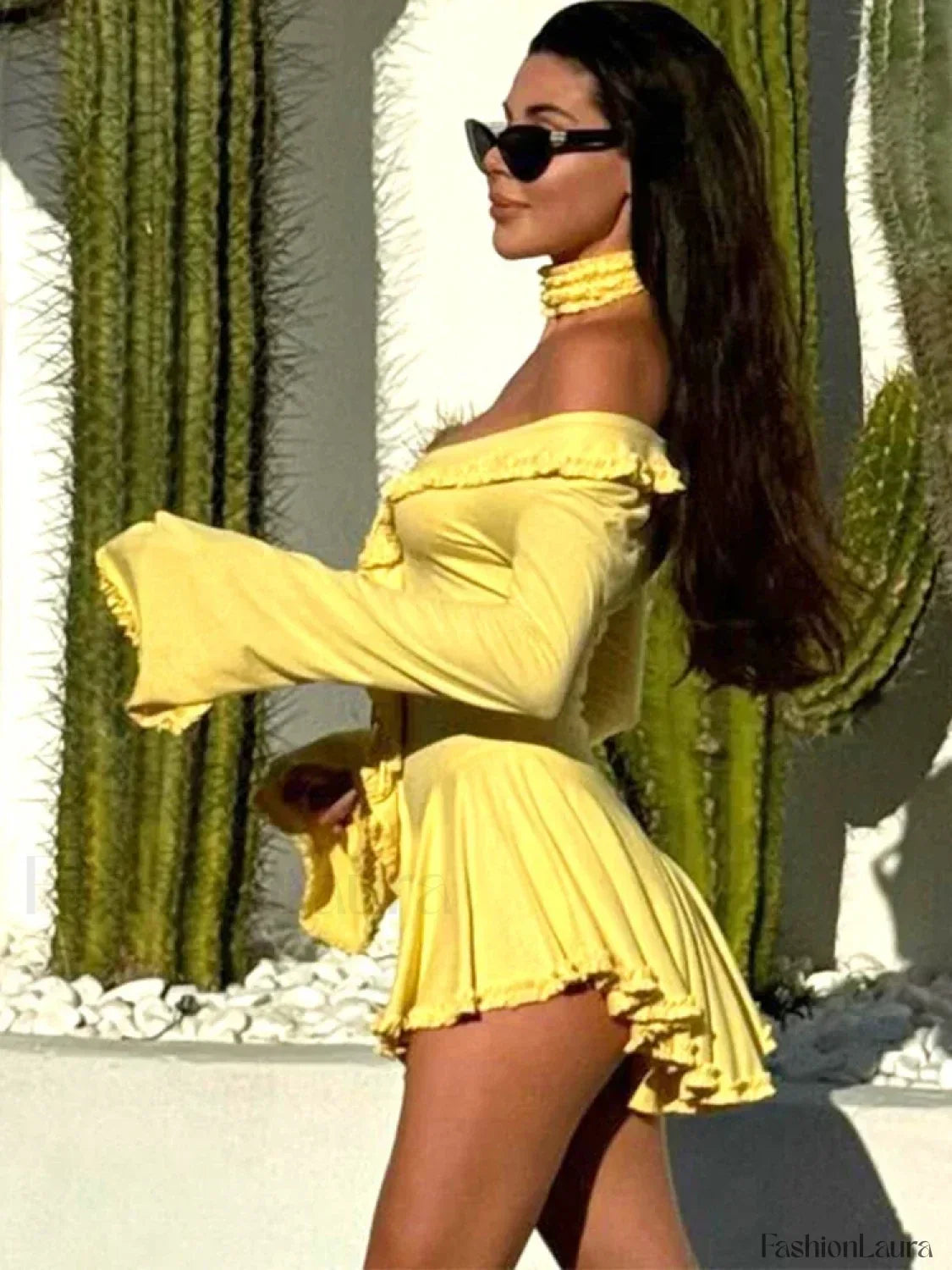 Lace Off Shoulder Slim Mini Dress 13