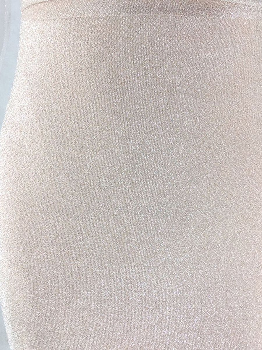 Glitter Halter Deep V-Neck Plunging Bodycon Mini Dress 24
