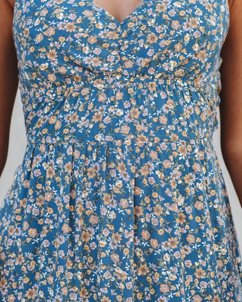 Floral Tie Back Midi Dress 4