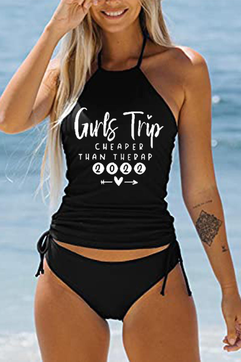 New Year Top Girls Trip 2022 Therapy Two Piece Swimwear
