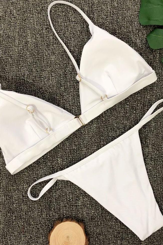 Sexy String Triangle Brazilian Thong Bikini - Two Piece Swimsuit