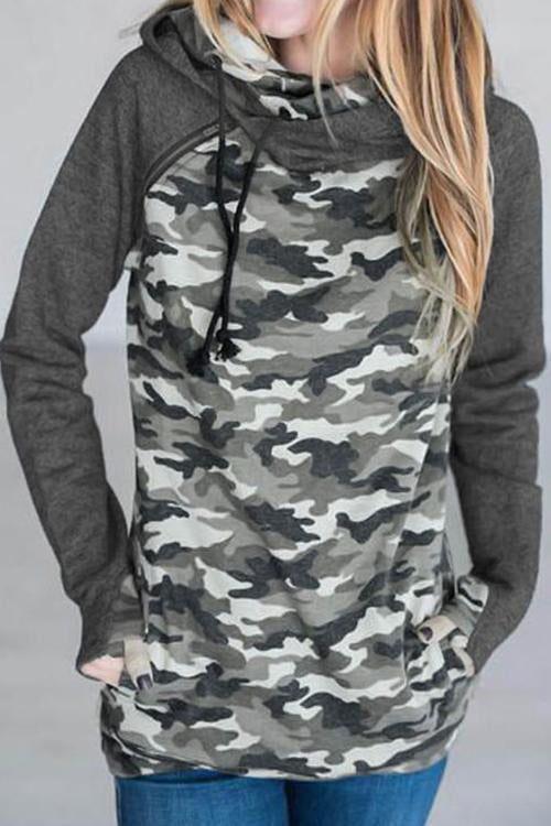 Love the Camouflage Pattern Hoodie