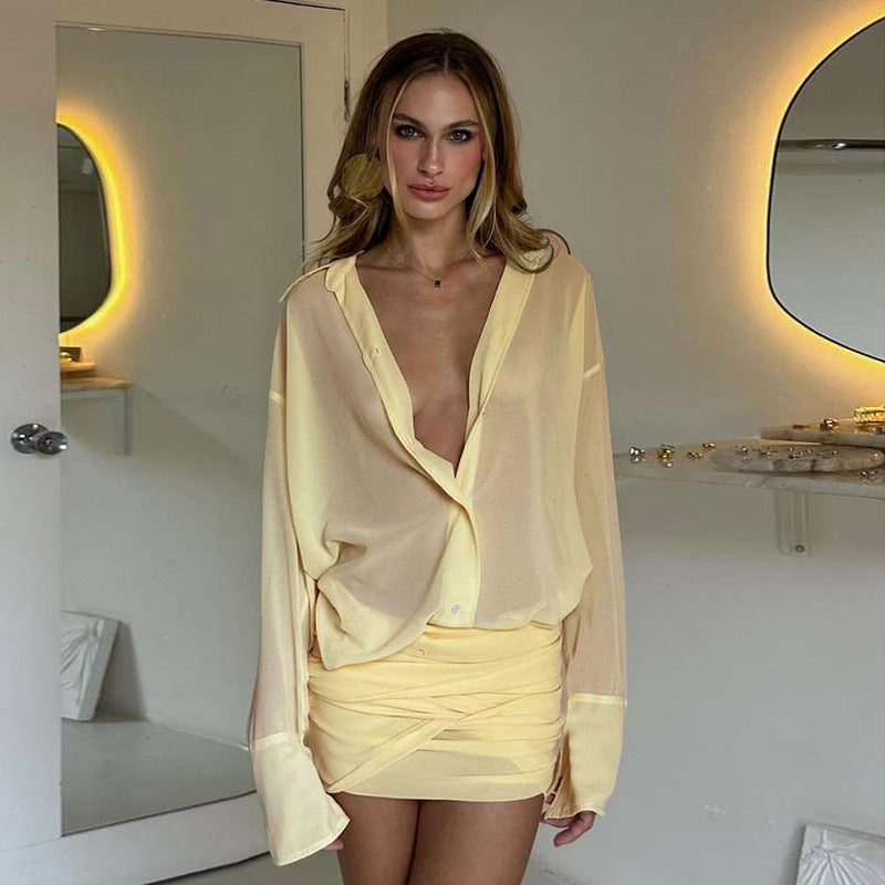 Mock Neck Ruched Cutout Bodycon Mini Dress 3