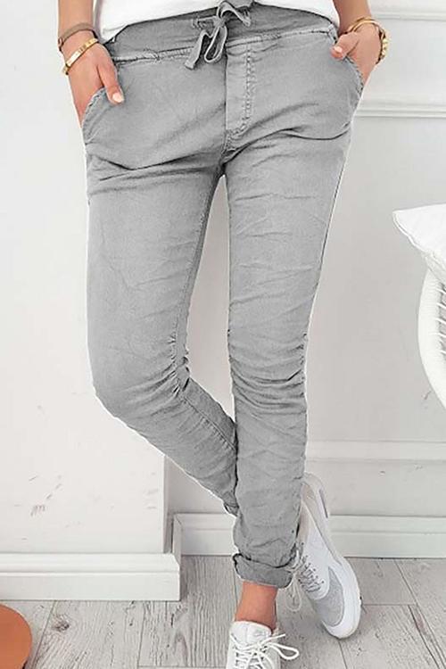 Casual Slim Tight-fitting Stretch Pants