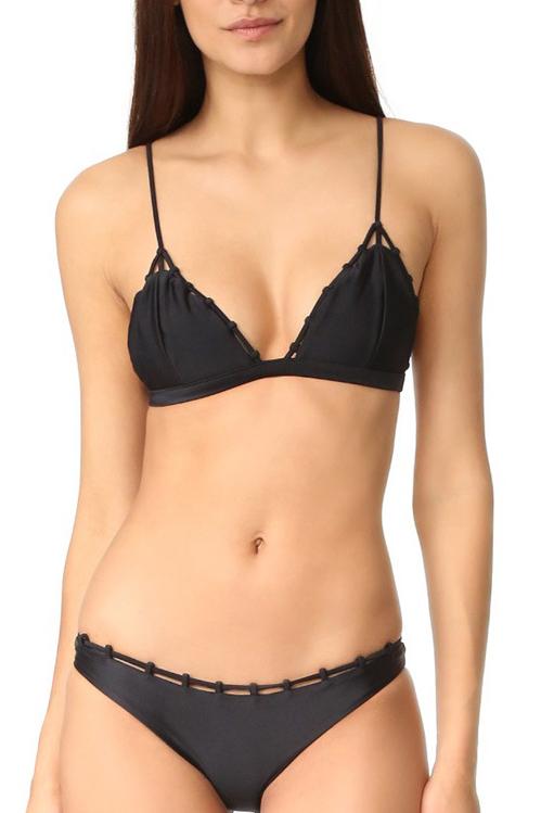 Black Triangle Cheeky Sexy Bikini Swimsuit